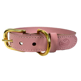 Sazzz Halsband Hond Braveheart Classic
  Leer Roze 22-28X1,5 Cm