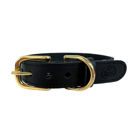 Sazzz Halsband Hond Braveheart Classic
  Leer Zwart 32-39X2,5 Cm