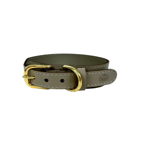 Sazzz Halsband Hond Pioneer Classic Leer
  Taupe 37-45X3,5 Cm