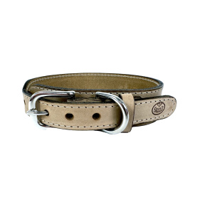 Sazzz Halsband Hond Boho Vintage Leer
  Beige 42-50X3,5 Cm