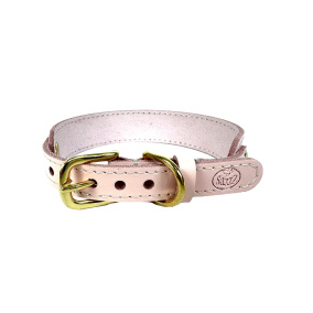 Sazzz Halsband Hond Sweetie Classic Leer
  Roze 27-33X2,5 Cm