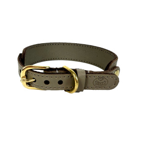 Sazzz Halsband Hond Sweetie Classic Leer
  Taupe 32-39X2,5 Cm