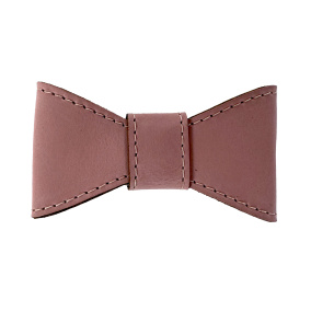 Sazzz Vlinderstrik Glamper Classic Leer
  Roze M Voor Halsband 2 Cm