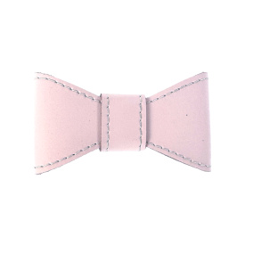 Sazzz Vlinderstrik Glamper Classic Leer
  Lichtroze L Voor Halsband 3 Cm