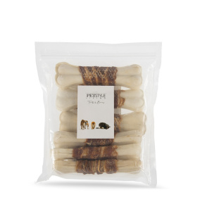 Petstyle Living Geperst Bot Wit Met Eend 16 Cm 6 St