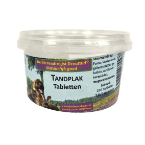Dierendrogist Tandplak Tabletten 200 St