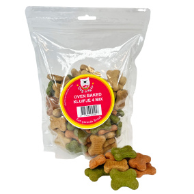 Dog Treatz Oven Baked Kluifje 4 Mix 600 Gr