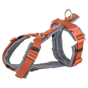 Trixie Hondentuig Premium Trekking Roest
  Bruin / Grafiet Grijs 32-38X1,3 Cm