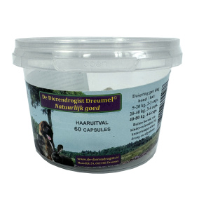 Dierendrogist Bij Haaruitval Capsules 60
  St