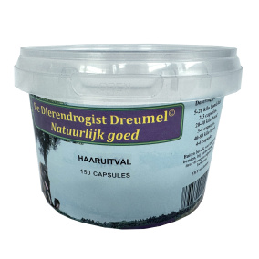 Dierendrogist Bij Haaruitval Capsules 150
  St