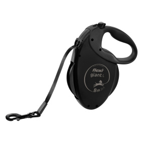 Flexi Rollijn Giant Tape Black Edition
  Zwart 8 Mtr Tot 50 Kg