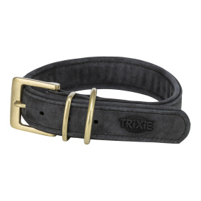 Trixie Halsband Hond Pure Leer Zwart Xs
  25-31X2,5 Cm