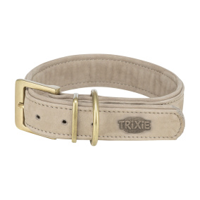 Trixie Halsband Hond Pure Leer Lichtgrijs
  Xs-s 27-34X2,5 Cm