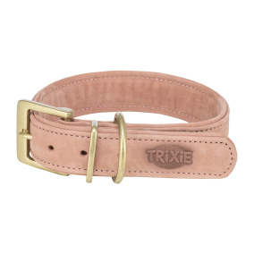 Trixie Halsband Hond Pure Leer Roze S-m
  31-37X3 Cm