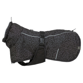 Trixie Hondenjas Limoux Reflect Zwart / Grijs 36 Cm