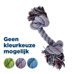 Happy Pet Flossin Fun 2 Knoop Large 40X9X9 Cm