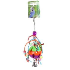 Boon Bal + Bel + Raffia + Kralen 23Cm