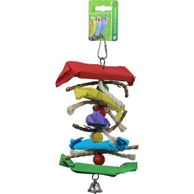 Boon Houten/Raffia Ladder Met Papier 25Cm