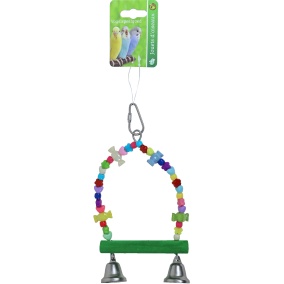 Boon Schommel Met Kralen En 2X Bel 19 Cm