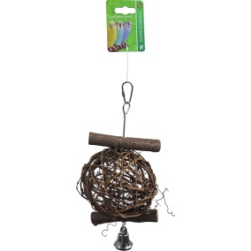 Boon Stok Hout Met Bal En Bel L 22 Cm