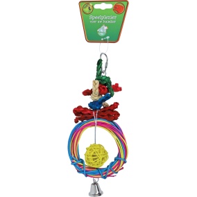 Boon Ring Raffia Met Bel 26 Cm