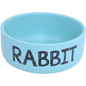 Boon Eetbak Steen Rabbit Mat Mint Blauw 12Cm