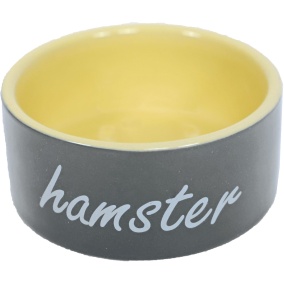 Boon Eetbak Steen Hamster Grijs 8 Cm