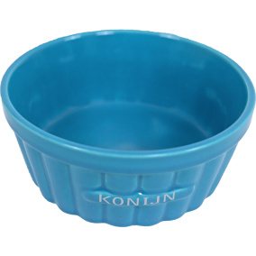 Boon Eetbak Steen Ribbel Konijn Blauw 12 Cm