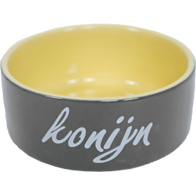 Boon Eetbak Steen Konijn Grijs 12 Cm