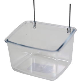 Boon Eetbak Plastic Konijn+Haak Transparant