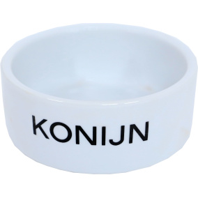 Boon Eetbak Steen Konijn Wit 12 Cm