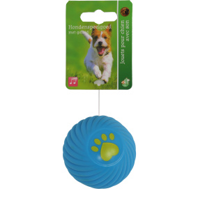 Boon Bal Met Ribbels Vinyl 7Cm Blauw