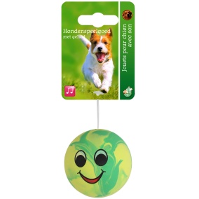 Boon Smiley Bal Latexgroen/Geel 5Cm