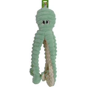 Boon Octopus Corduroy Met Piep Groen 65Cm