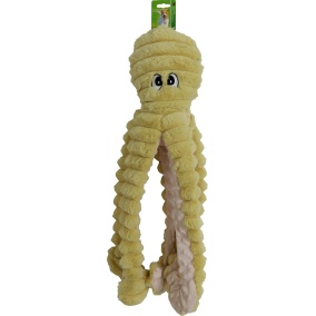 Boon Octopus Corduroy Met Piep Geel 65Cm