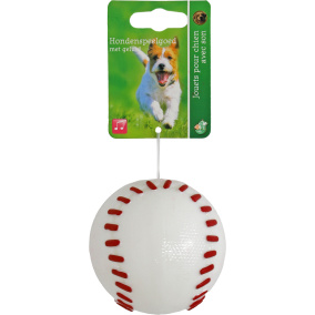 Boon Honkbal Tpr Met Piep Wit 8Cm
