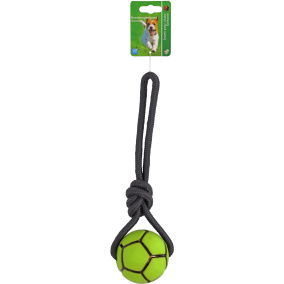 Boon Voetbal Tpr Groen 8Cm Met Touwlus
