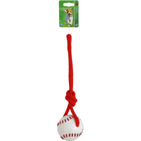 Boon Honkbal Tpr Wit 8Cm Met Touwlus