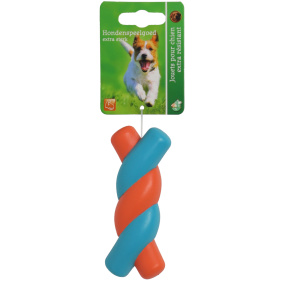 Boon Swirlbot Massief Rubber Bl/Oranje 11Cm