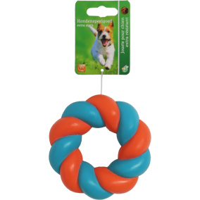Boon Swirlring Massief Rubber Blauw/Or.11,5Cm