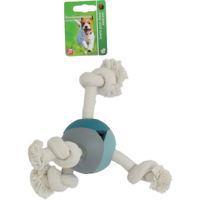 Boon Bal Massief Rubber Bl.8Cm+2X Flosstouw