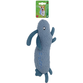 Boon Konijn Teddystof+Piep+Ritsel Blauw 28Cm