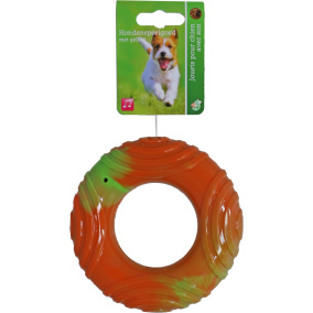 Boon Ribbelring Tpr + Piep Oranje/Groen 12Cm