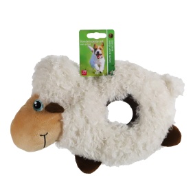 Boon Donut Schaap Schapenwol + Piep 31Cm Wit
