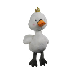 Boon Gans Pluche Wit Met Kroon En Piep 50Cm