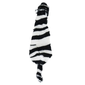 Boon Zebra Plat Pluche + Piepzwart/Wit 35Cm