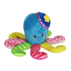 Boon Octopus Pluche Multicolor+Piep 22Cm