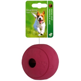 Boon Snackbal Heavy Rubber Roze 8Cm