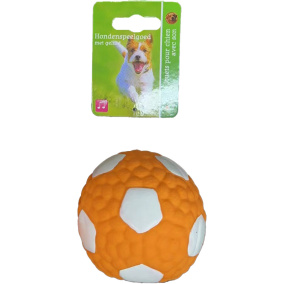 Boon Voetbal Latex 7,5Cm Oranje/Wit