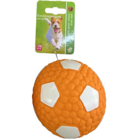 Boon Voetbal Latex 10Cm Oranje/Wit